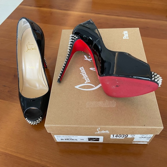 Christian Louboutin NVPS 120 PATENT/KID H/T - Picture 5 of 5
